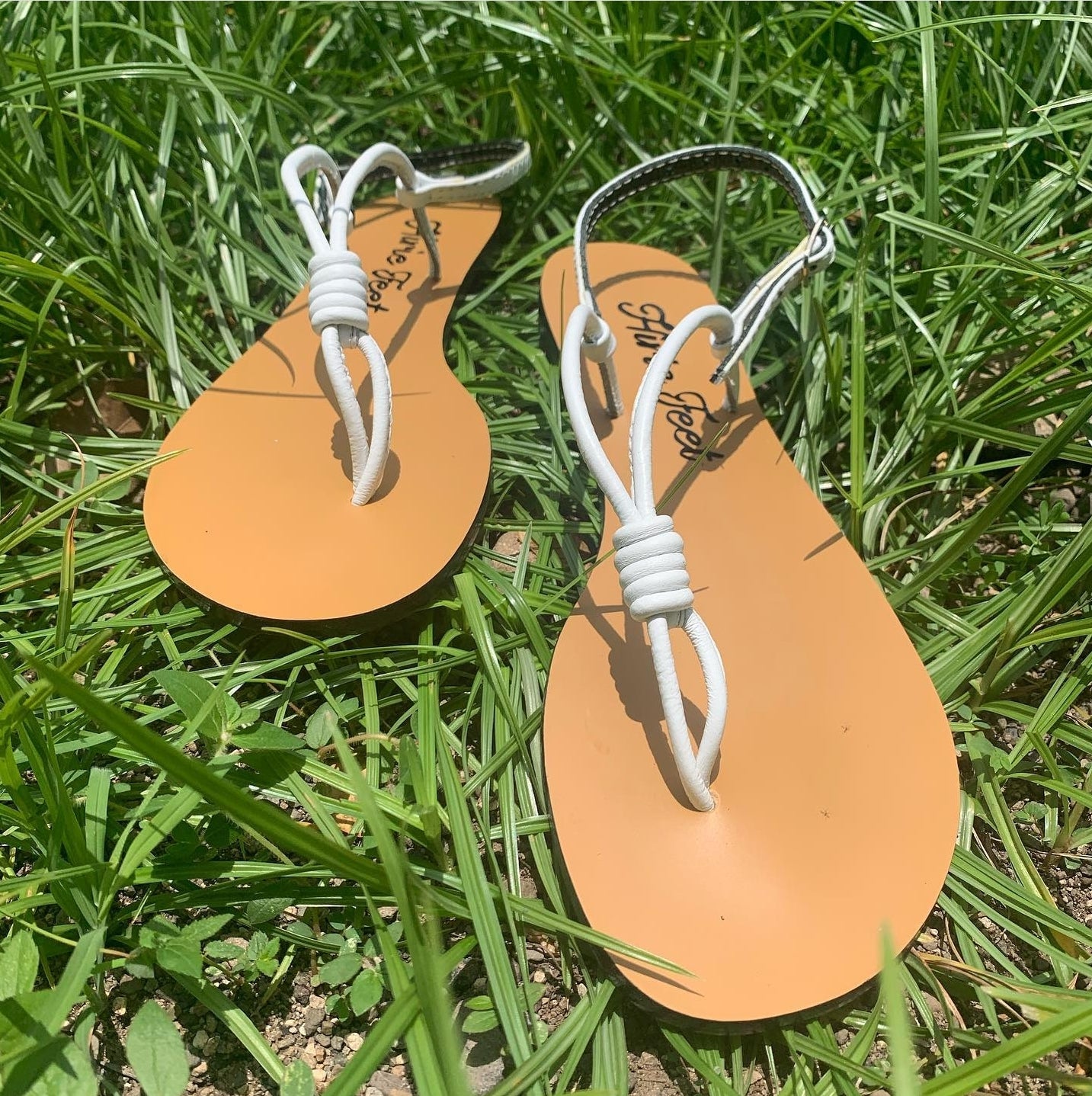Sling roped-toe sandal